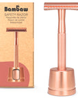 Single Blade Scheermes met Standaard